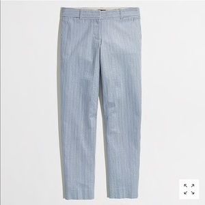 Jcrew SEERSUCKER SKIMMER PANT